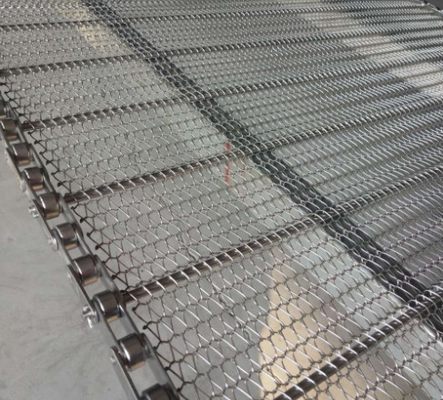 304/316 Stainless Steel Chain Mesh Conveyor Belt Customized