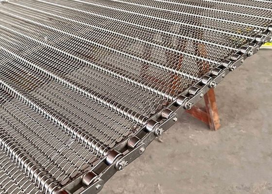 Durable High Temperature Resistant 304 Stainless Steel Conveyor Belt with 2-3mm Plate Thickness