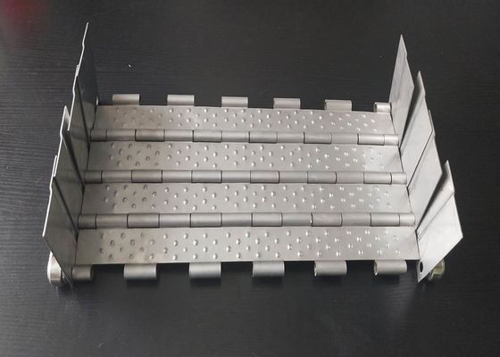 Strongest Stainless Steel Chain Mesh Conveyor Belt Transporting Small Volume Products