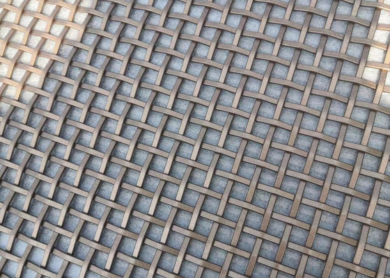 1.0mmの直径の伸張の編まれる建築金網の装飾的なステンレス鋼