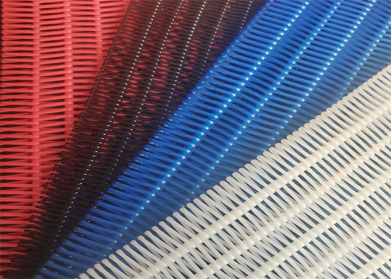 よい空気透磁率ポリエステル2-3cmの接着剤の端が付いている螺線形のより乾燥した網ベルト