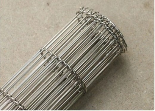 0.9mm 耐熱平面ワイヤ網コンベアベルト 工業用