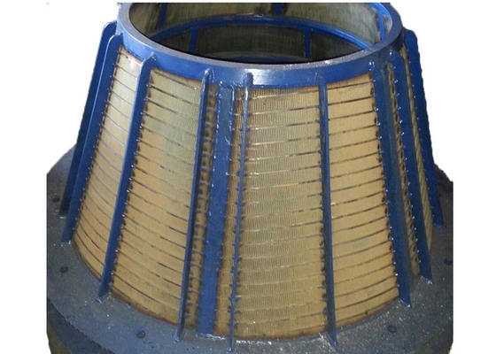 0.25mm 0.5mm スロット 遠心分離器 Ss 304 石炭遠心分離器 鉱山加工用のバスケット