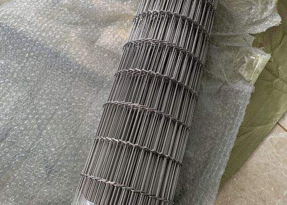 スナック生産ライン用耐食性316ステンレス鋼コンベヤベルト