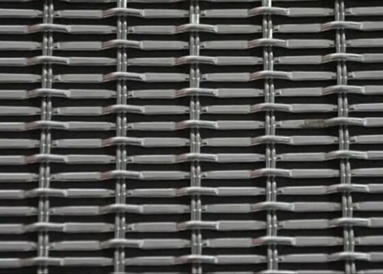 カーテンウォール、ホテルの装飾カーテン、および建物の外装用の建築用ステンレス鋼織メッシュ
