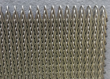 ヘリンボンによって編まれるワイヤー コンベヤー ベルト、釣り合った織り方のコンベヤー ベルトの溶接された端