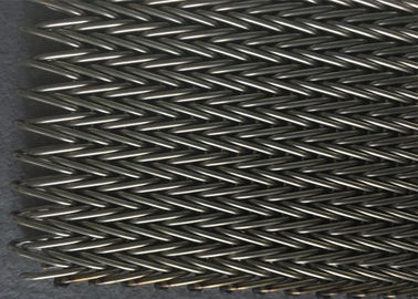 高密度201のステンレス鋼の網ベルト、食品等級の金網ねじコンベヤー
