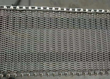シーフードによって凍らせているオーブン304のステンレス鋼の金網の螺線形の網ベルト