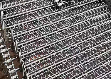 ステンレス鋼のよい空気透磁率のパンの冷却のオーブンの螺線形の網ベルト