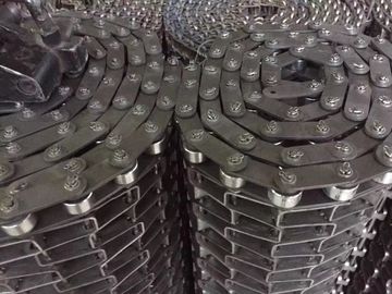 プロダクトを運ぶためのカスタマイズされたステンレス鋼の平たい箱の金網ベルト