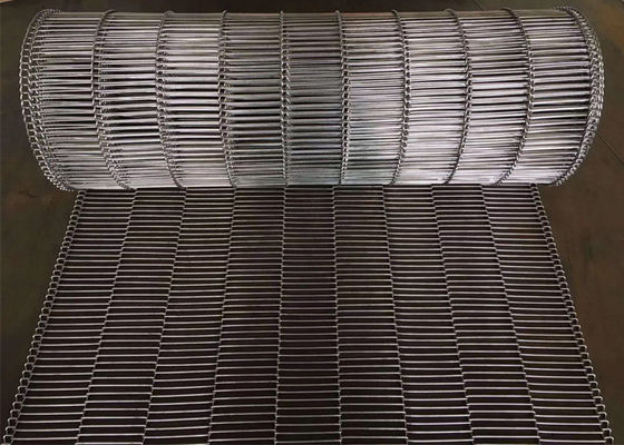 トーティーヤ プロセス オーブンのステンレス鋼の平らな屈曲のコンベヤー ベルト