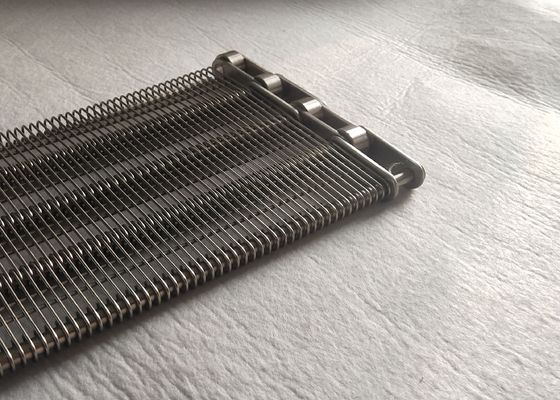 コンベヤー76.2mmの重負荷の螺線形の網ベルト