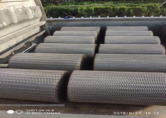 SUS310熱処理の混合物の釣り合った網ベルト