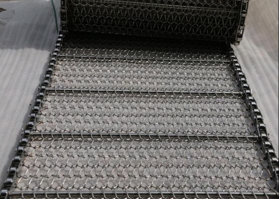 800mmのチェーン長さのステンレス製の201螺線形の網ベルト