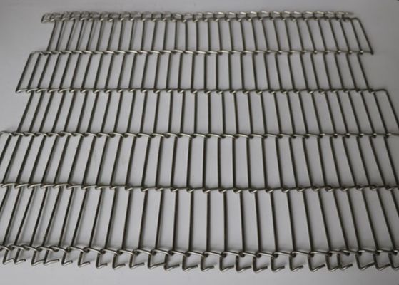 304ステンレス鋼の平らな屈曲ベルト3mm Diaを焼く魚の切身