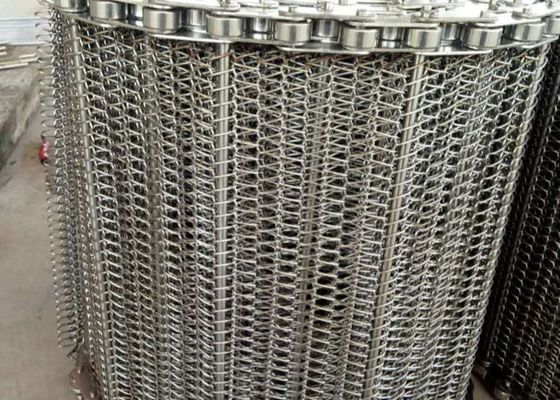 野菜分類316lステンレス鋼の螺線形の網ベルト