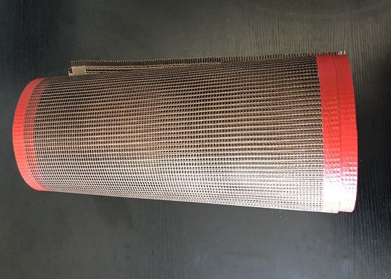トーティーヤの出版物機械のための食品等級8*8mmのテフロン コンベヤー ベルト