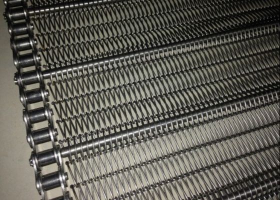 SGSの低炭素鋼鉄ナットのコンベヤーのためのチェーン網のコンベヤー ベルト