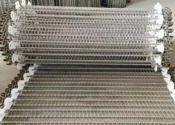 400mmの幅Sus304の螺線形の網ベルト肉氷結の処理