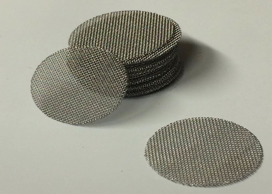 円形はフィルターのために10ミクロンの金網フィルター ディスク倍数形づく